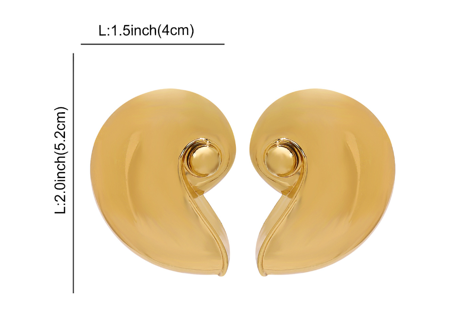Ocean Wind Geometric Earrings