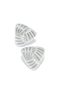 Julianna Triangle Statement Earring - Silver